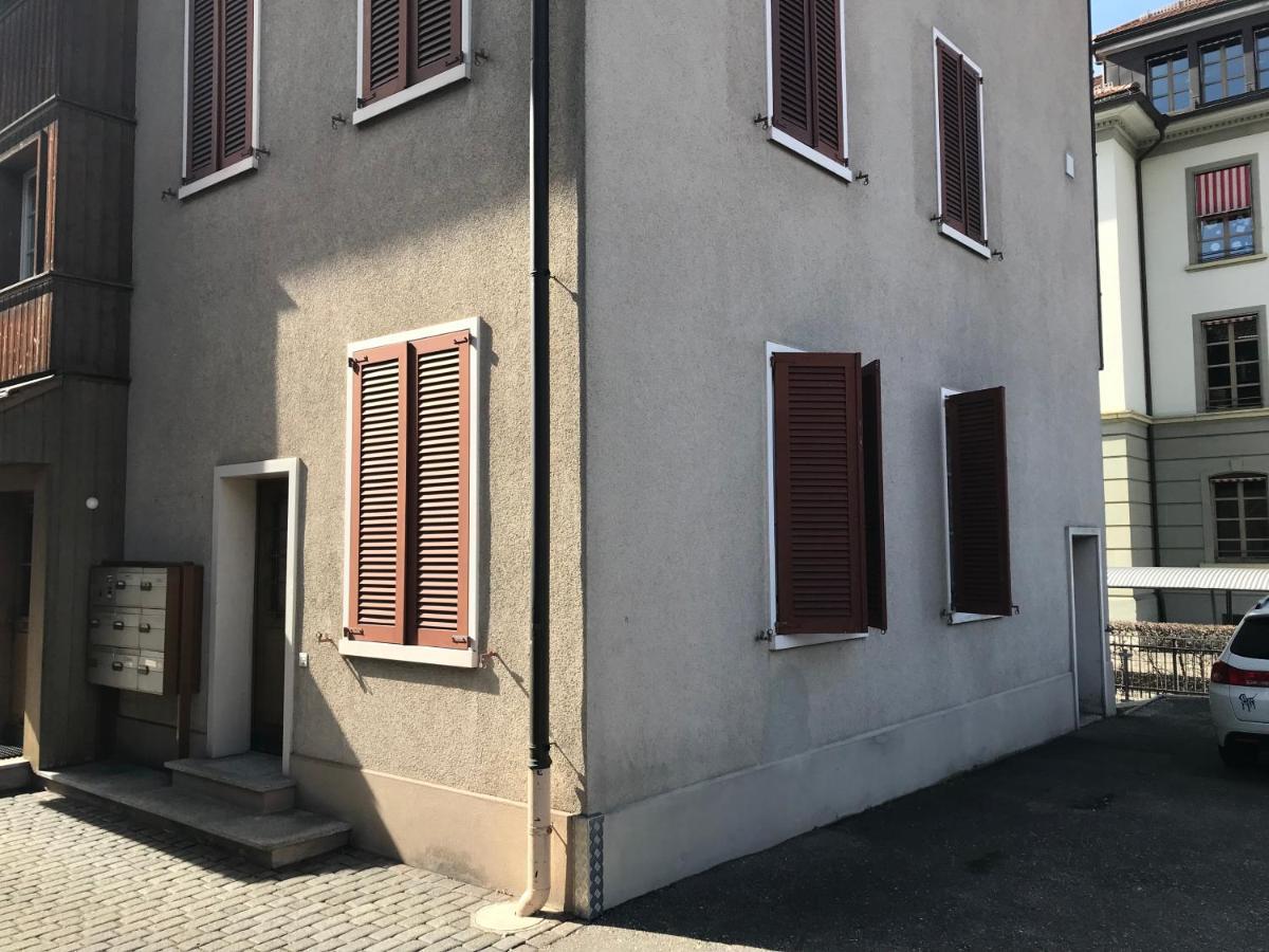 Simple Studio 36M2 In The Center Of Burgdorf Private Parking Small Bathroom Ngoại thất bức ảnh