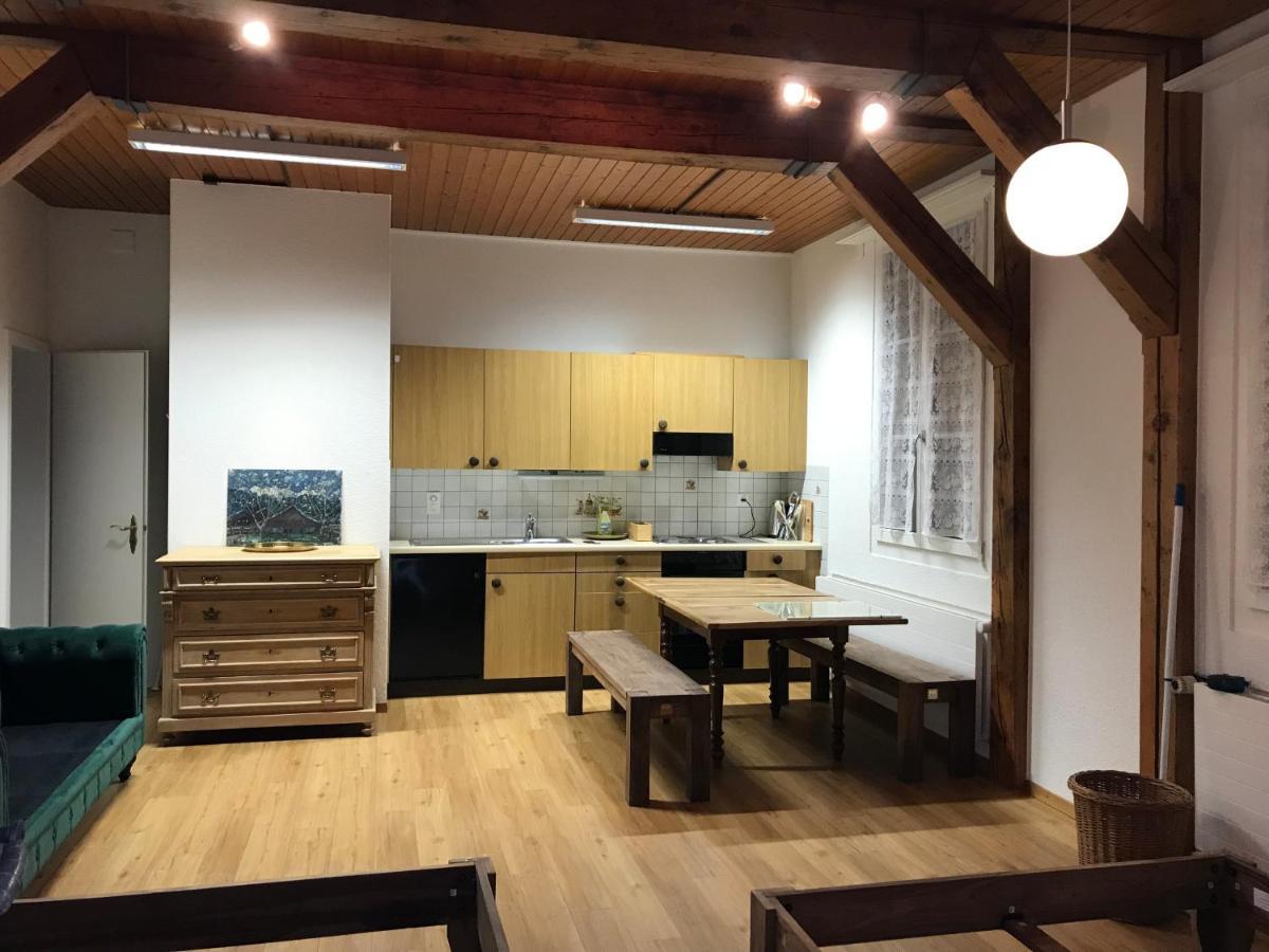 Simple Studio 36M2 In The Center Of Burgdorf Private Parking Small Bathroom Ngoại thất bức ảnh