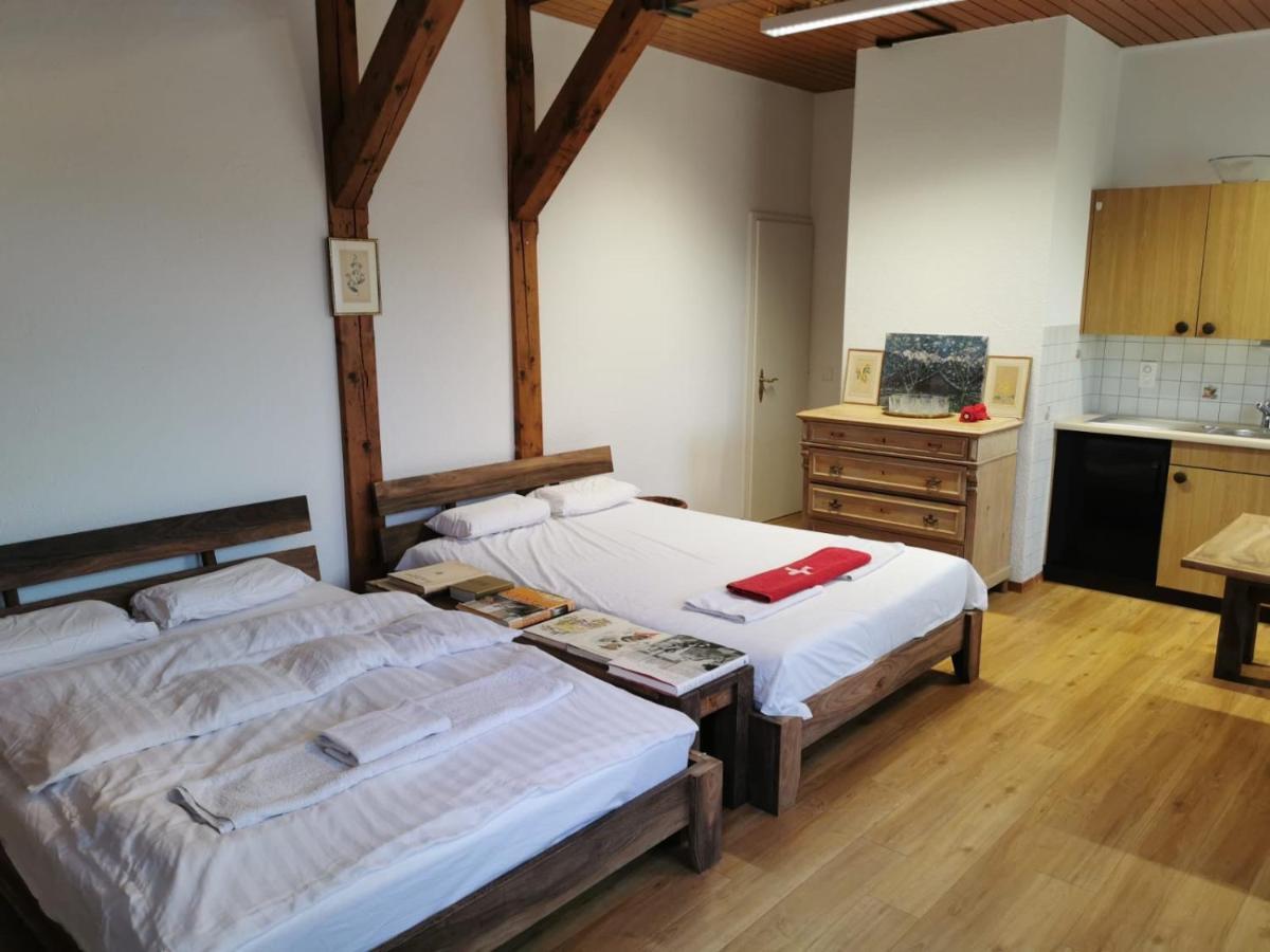 Simple Studio 36M2 In The Center Of Burgdorf Private Parking Small Bathroom Ngoại thất bức ảnh