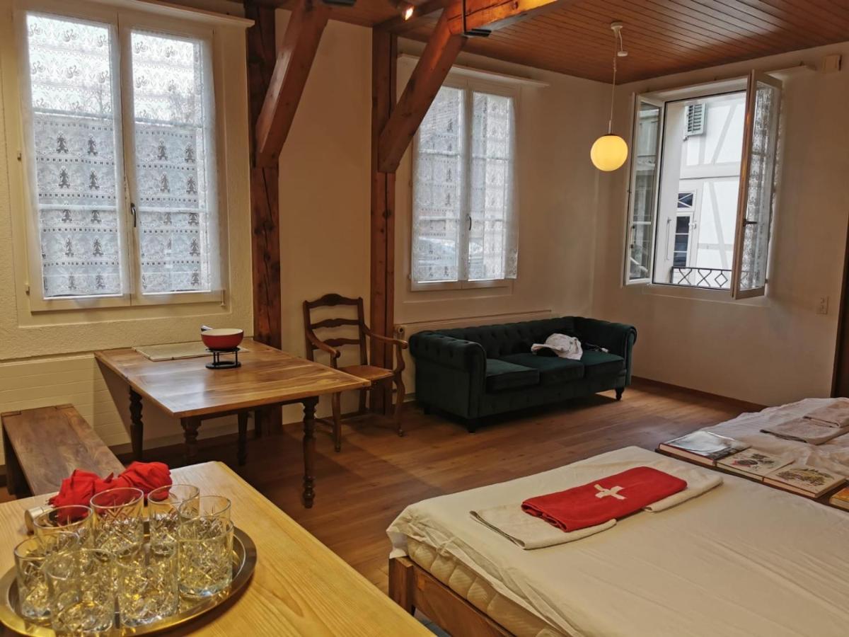 Simple Studio 36M2 In The Center Of Burgdorf Private Parking Small Bathroom Ngoại thất bức ảnh